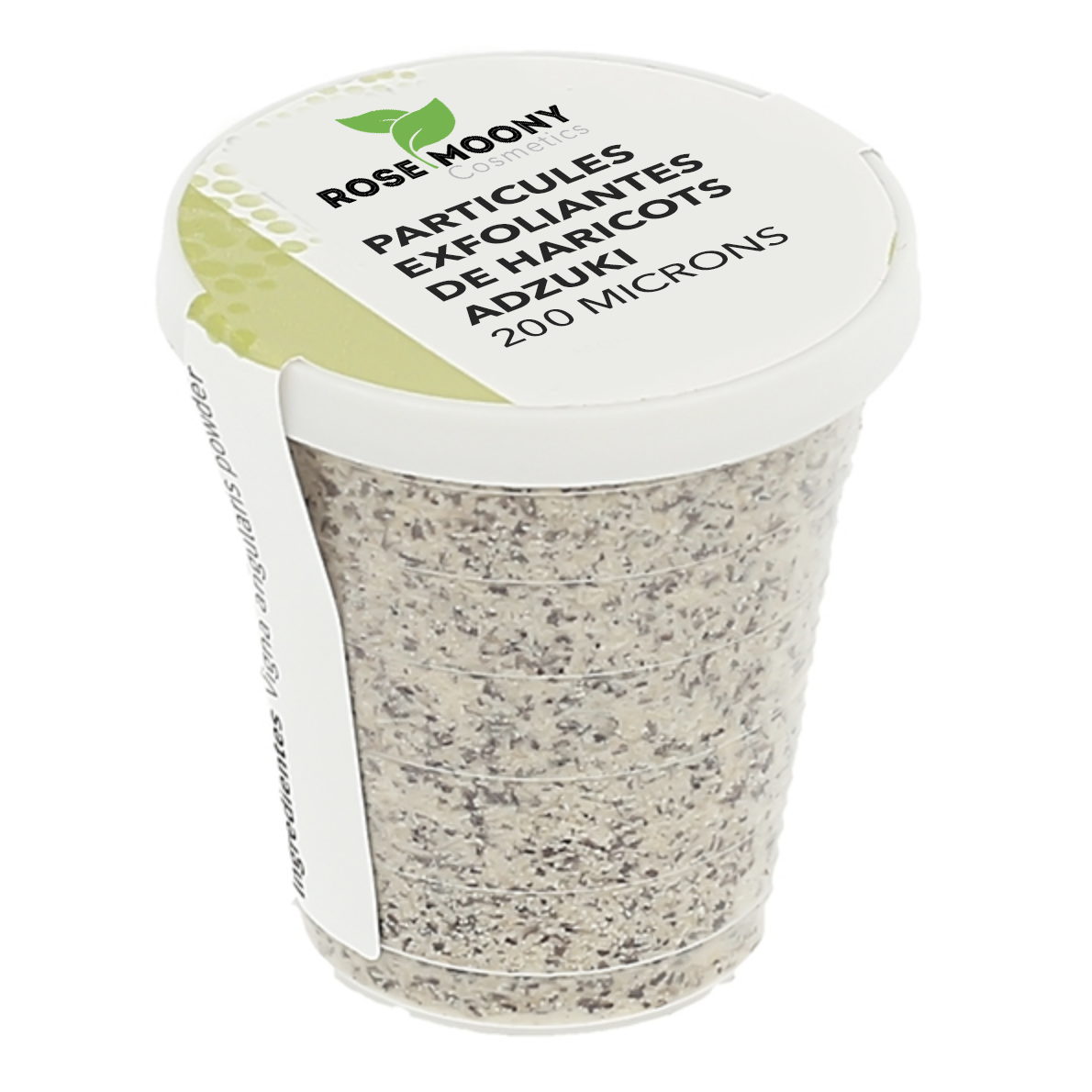 200 MICRONS DE PARTICULES EXFOLIANTES DE HARICOTS AZUKI