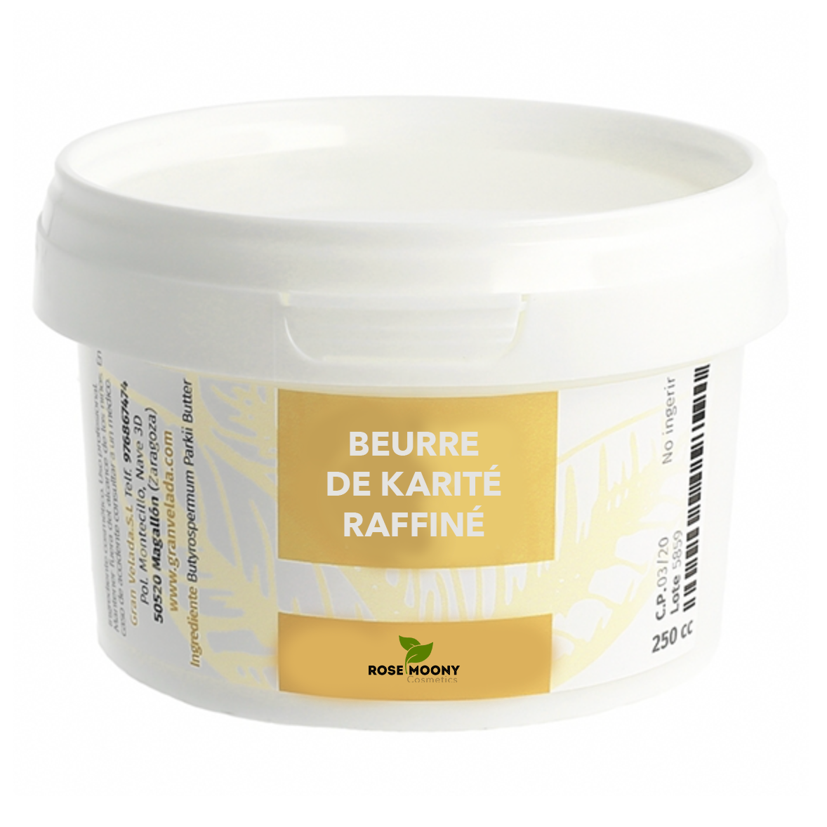 BEURRE DE KARITÉ RAFFINÉ