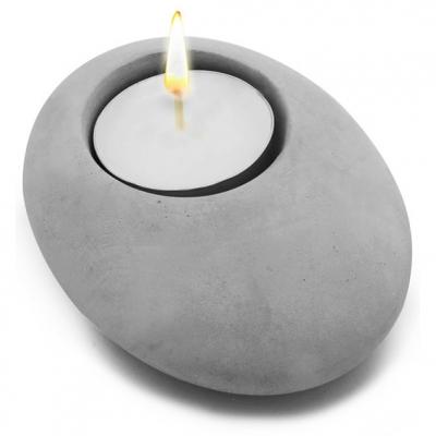 BOUGEOIR EN CIMENT PIERRE