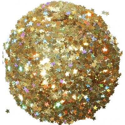 ÉTOILES HOLOGRAPHIQUES DORÉES