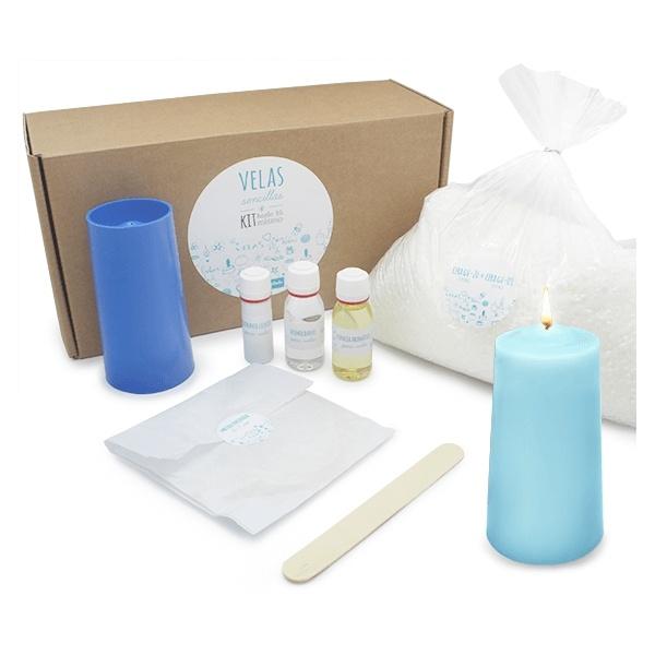 KIT COMMENT FAIRE DE SIMPLES BOUGIES. MATÉRIEL ET INSTRUCTIONS