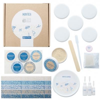KIT COMMENT FAIRE DU BEURRE POUR LE CORPS. MATÉRIEL ET INSTRUCTIONS