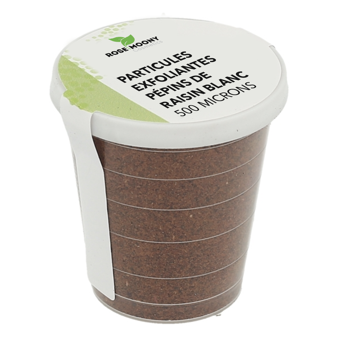 PARTICULES EXFOLIANTES DE PEAU DE RAISIN BLANC 500 MICRONS