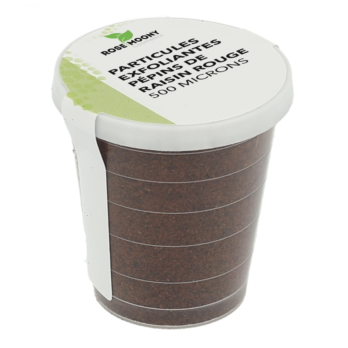 PARTICULES EXFOLIANTES DE PEAU DE RAISIN ROUGE DOUX 500 MICRONS