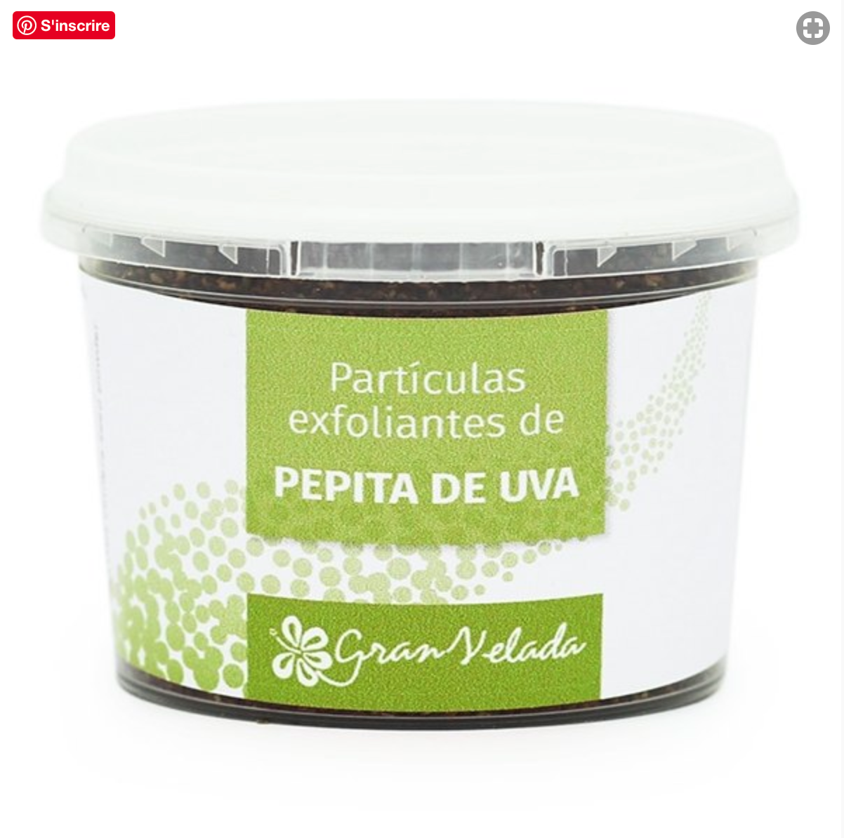 PARTICULES EXFOLIANTES DE PÉPINS DE RAISIN 1000 MICRONS