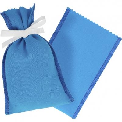 SAC DE COUCHAGE EN TISSU BLEU