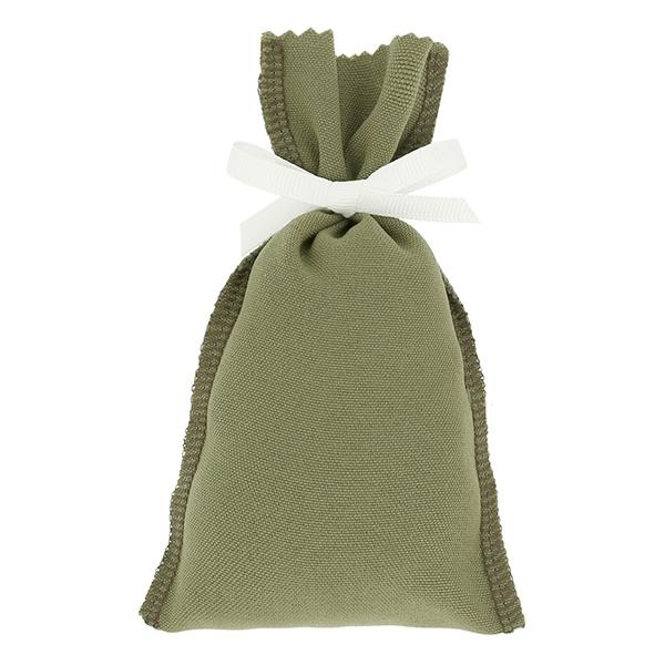SACHET EN TISSU VERT ARMÉE