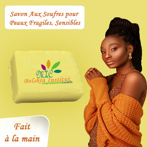 Savon Au Souffre Pour Peaux Fragiles,Sensibles et Malades