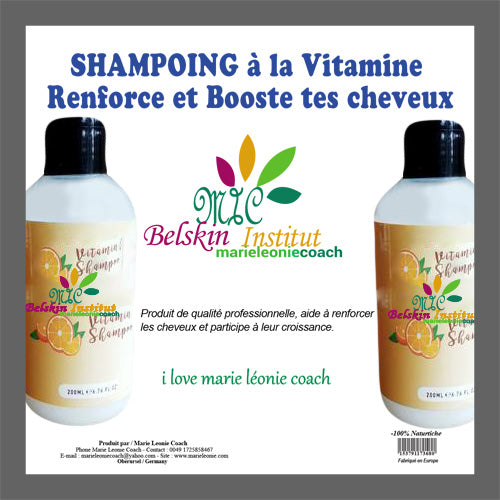 Schampoing À La Vitamine :renforce Et Booste Tes Cheveux